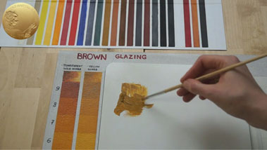 Brown Colors - Earth Oil Paints for Glazing Techniques