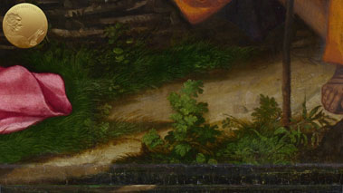 How Titian Depicted Green Flora. What Colors he Used for Painting Trees