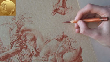 How to Draw in Sanguine on Toned Paper - How to Draw in Sanguine