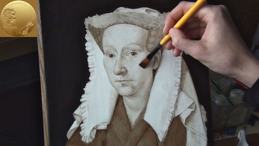 How to Paint Using the Flemish Method - Brown Underpainting in Flemish Painting Technique