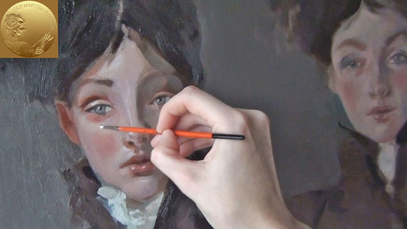 How to Paint Figures in Oil - Finishing a Portrait in Oils Using a Direct Painting Method