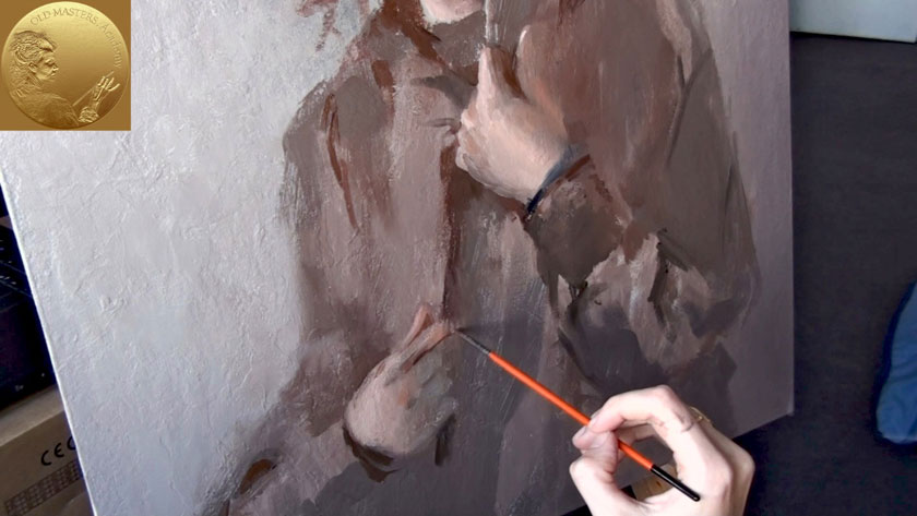 How to Paint a Woman Portrait from Scratch - Finishing an Oil Painting