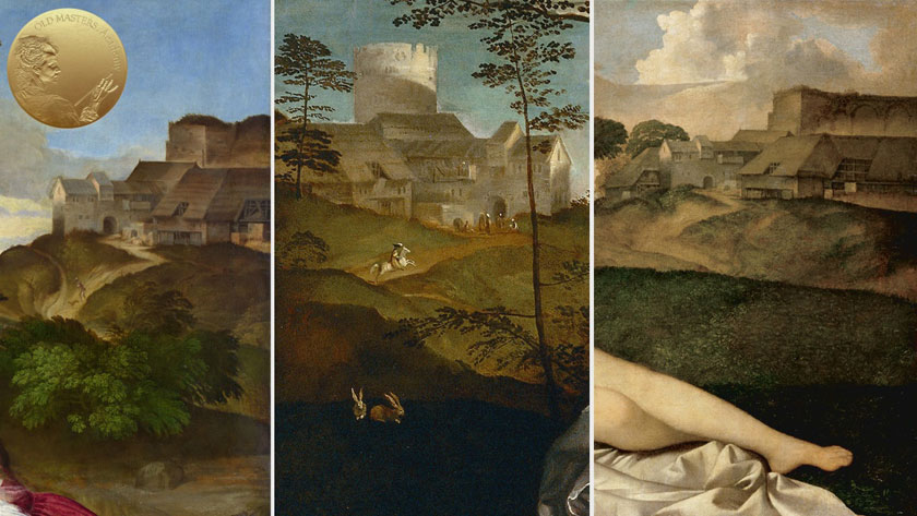 Generalised Backgrounds, Landscapes and Architecture Settings in Titian's Artworks