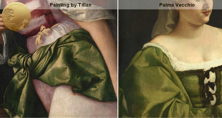 How Titian Depicted Green Flora. What Colors he Used for Painting Trees