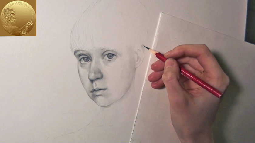 Portrait Drawing in Flemish Style - How to Do Shading with a Pencil