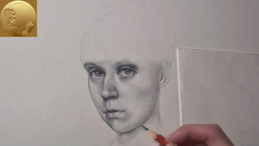 Portrait Drawing in Flemish Style - How to Do Shading with a Pencil