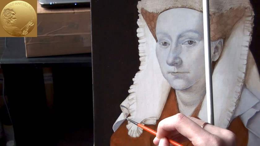 How to Paint Using the Flemish Method - How to Paint White Fabric with Folds