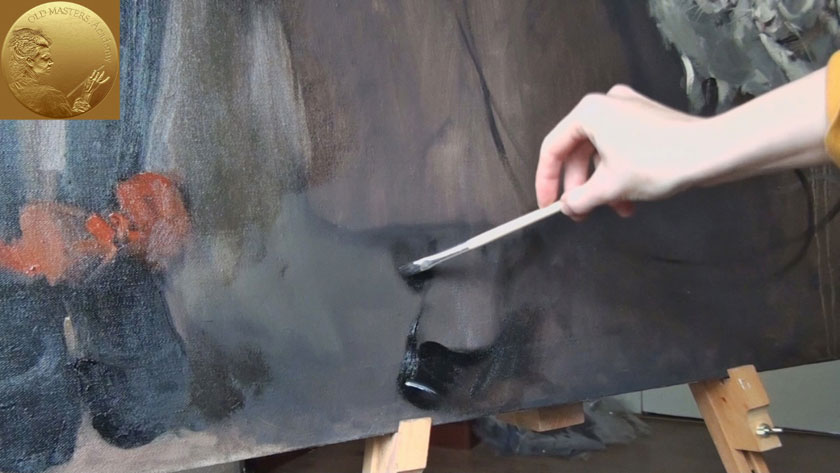 How to Paint Figures in Oil - Impressionistic Approach in painting Clothes