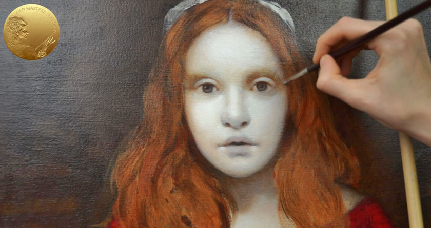 Madonna and Child - How to Oil Paint a Full-Face Female Portrait
