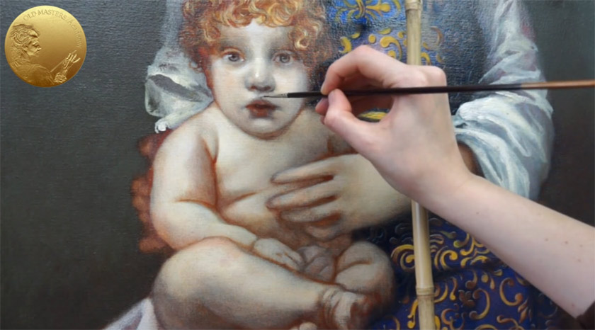 Madonna and Child - Painting a Portrait of a Child