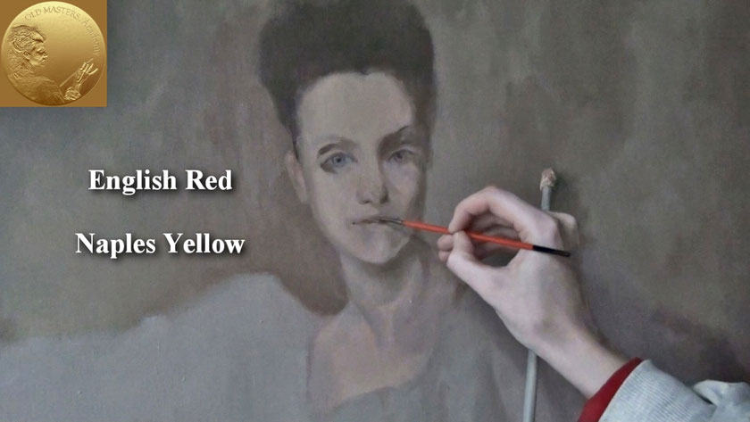 How to Paint a Portrait in the Direct Method - Portrait Underpainting in Direct Painting Method