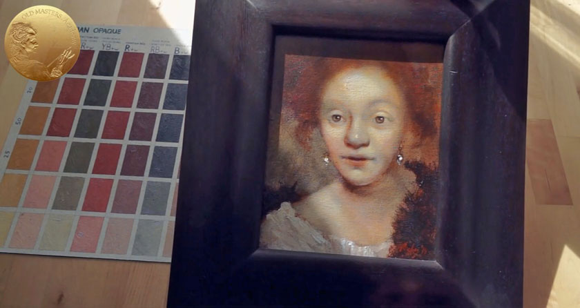 Portrait in Rembrandt's Style - Initial Stages of Oil Painting