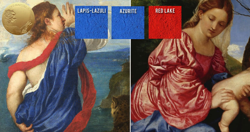 Titian的限量调色板-他使用什么颜色