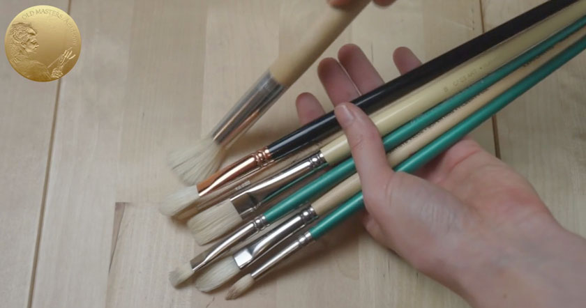 How to Choose Brushes for Oil Painting – Old Masters Academy