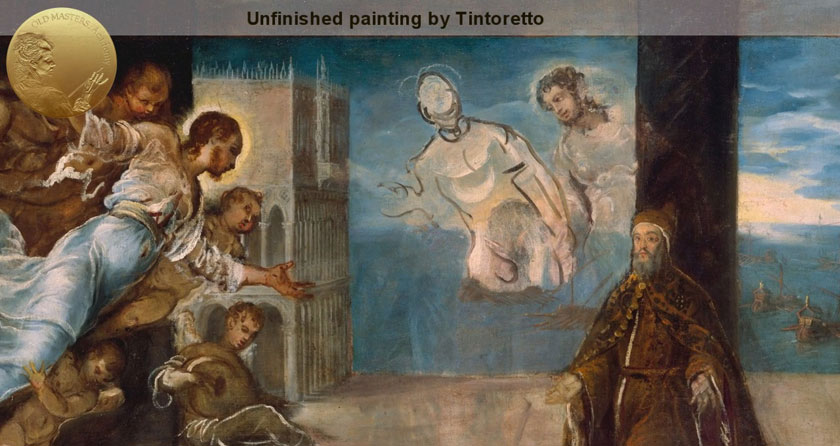 Unfinished Paintings by Titian. How Titian Started his Paintings