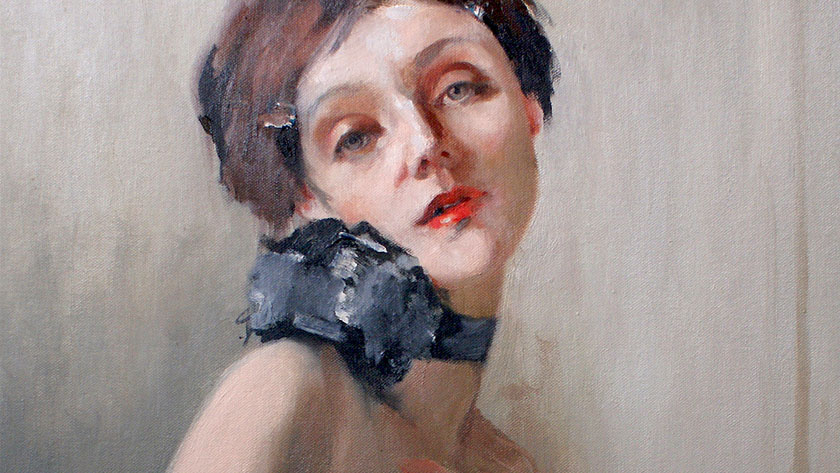 How to Paint a Self Portrait Using a Mirror - Working on Details of the Portrait