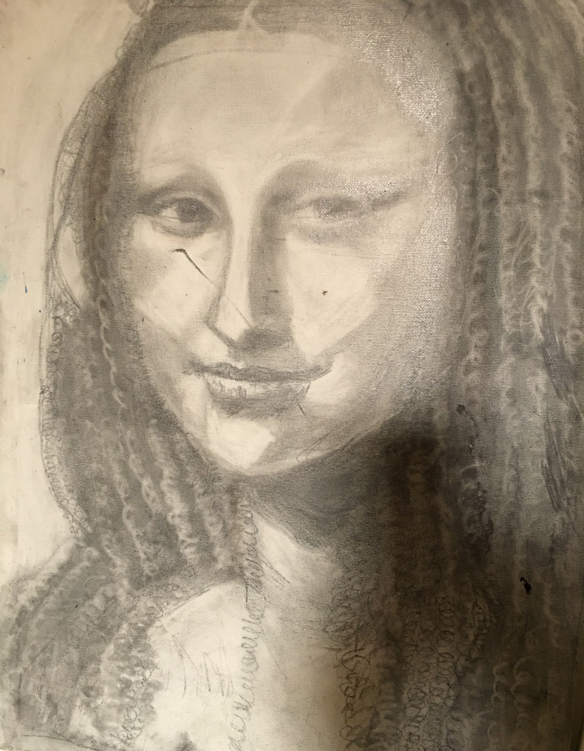 KREA - Search results for mona lisa drawing