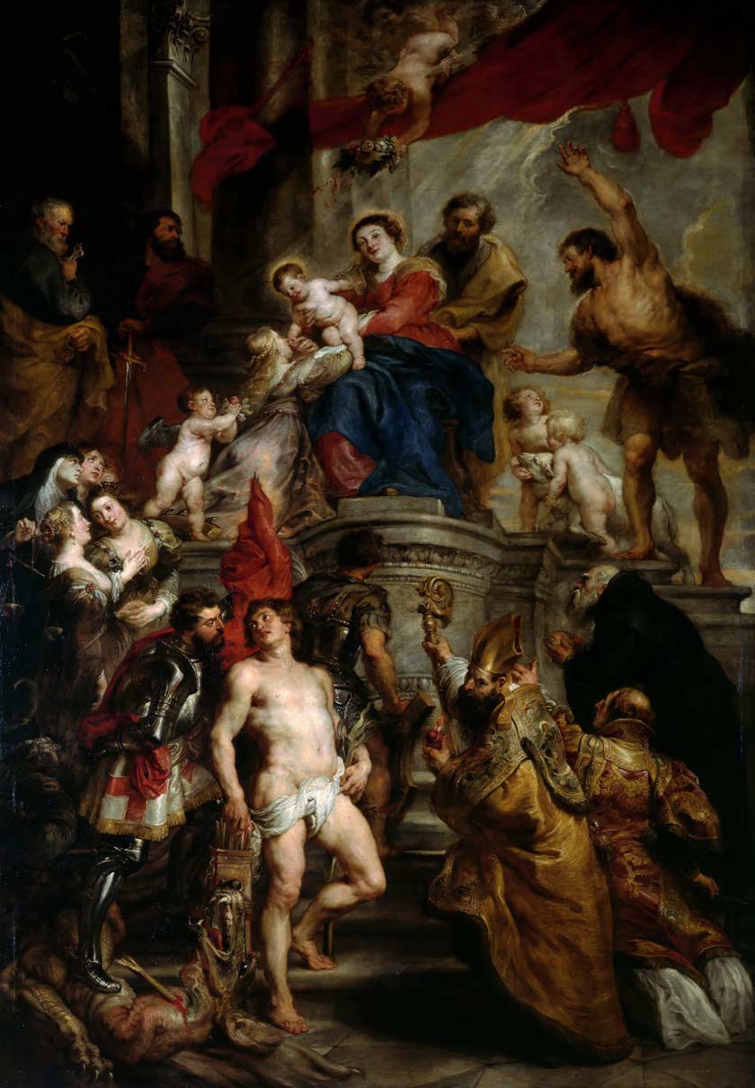 Rubens and his painting techniques learned from the Old altarpiece