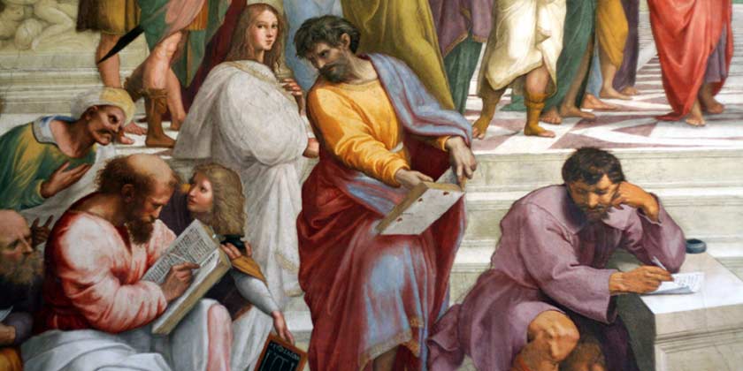 Rivalry between Raphael, Leonardo and Michelangelo