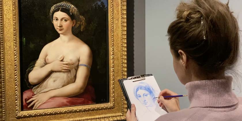 Natalie-Richy-how to draw draw like Old Masters, Raphael, Reffaello